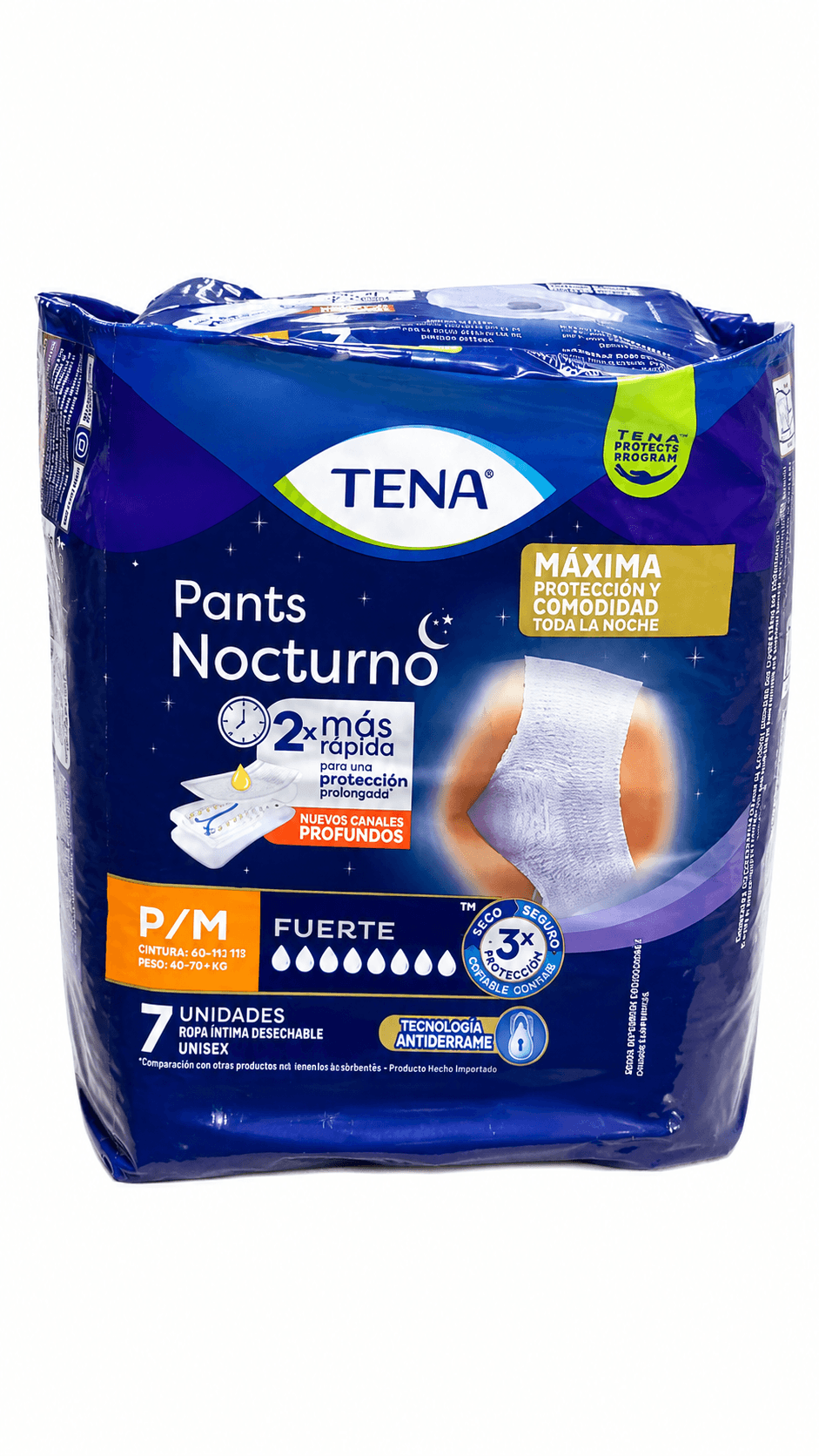 Bombacha Tena mediana x 7 nocturna