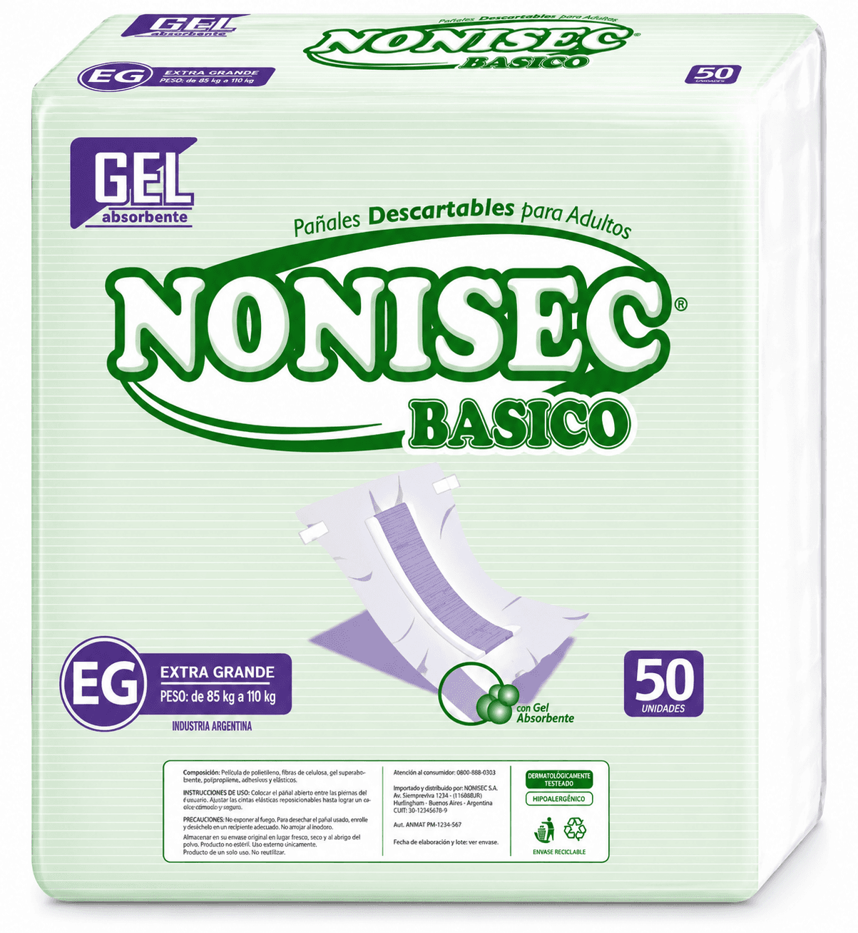 Nonisec Básico x 50 xgde