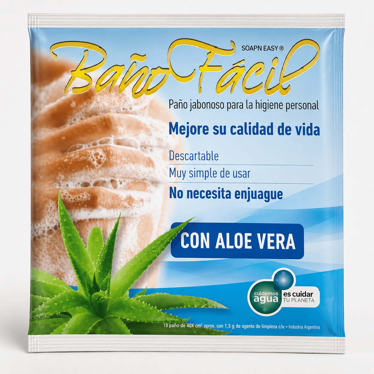 Baño fácil x 10 aloe vera